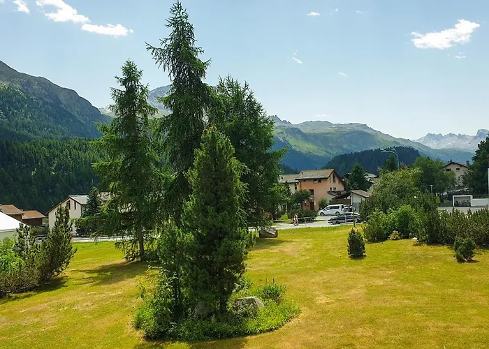 Modernes Alpenstudio Mit Bergblick, Pool Und Sauna Lejlighed St. Moritz